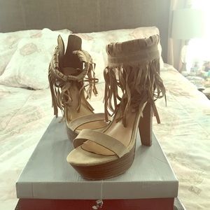 Fringe heels